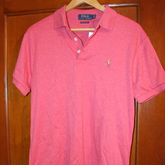Polo by Ralph Lauren Pinkish Red Polo Mens Small - Picture 1 of 2